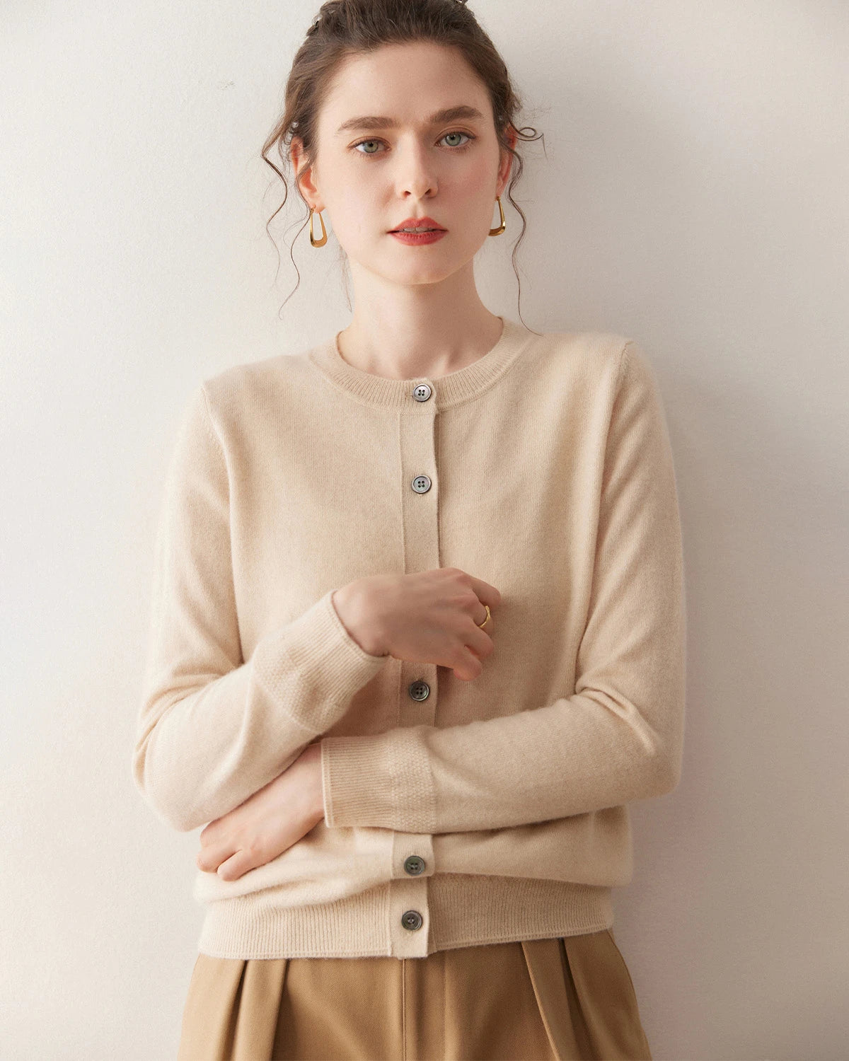 Gilet en cachemire léger pour femme