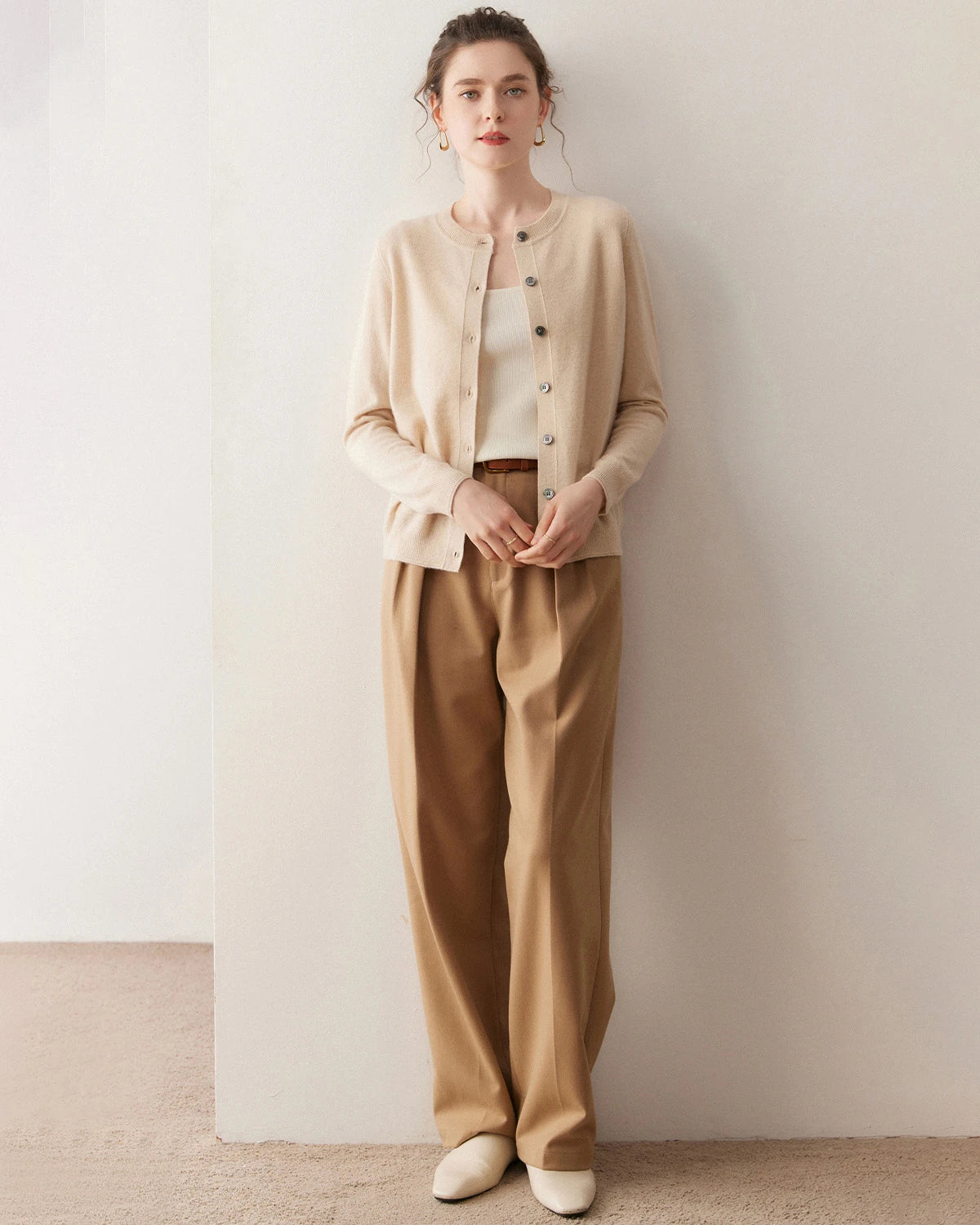 Gilet en cachemire léger pour femme