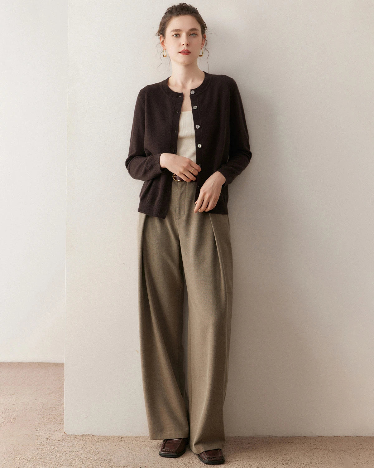Gilet en cachemire léger pour femme