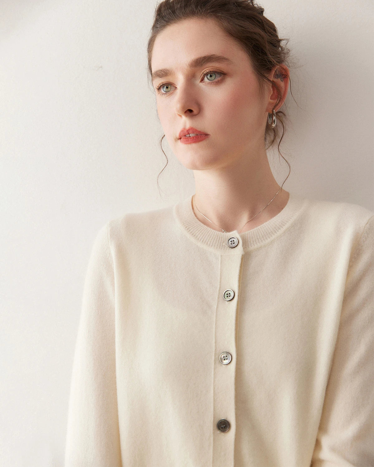 Gilet en cachemire léger pour femme
