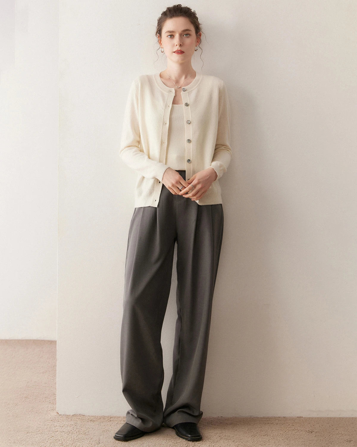 Gilet en cachemire léger pour femme