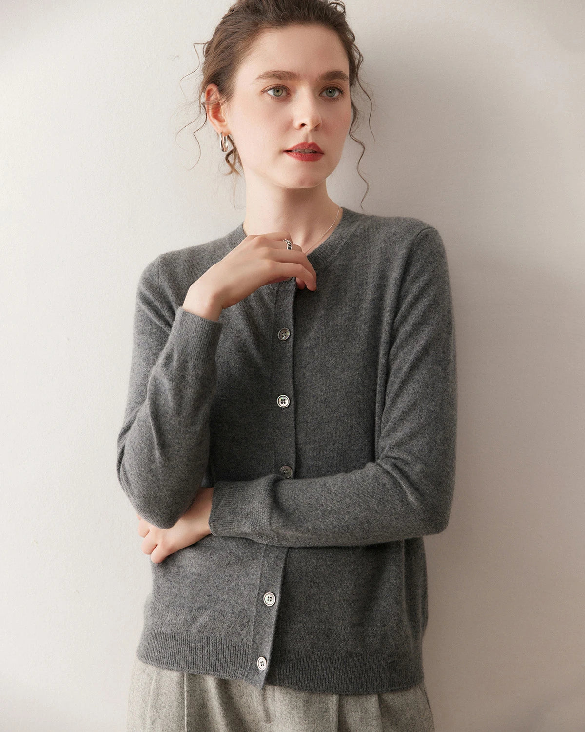 Gilet en cachemire léger pour femme