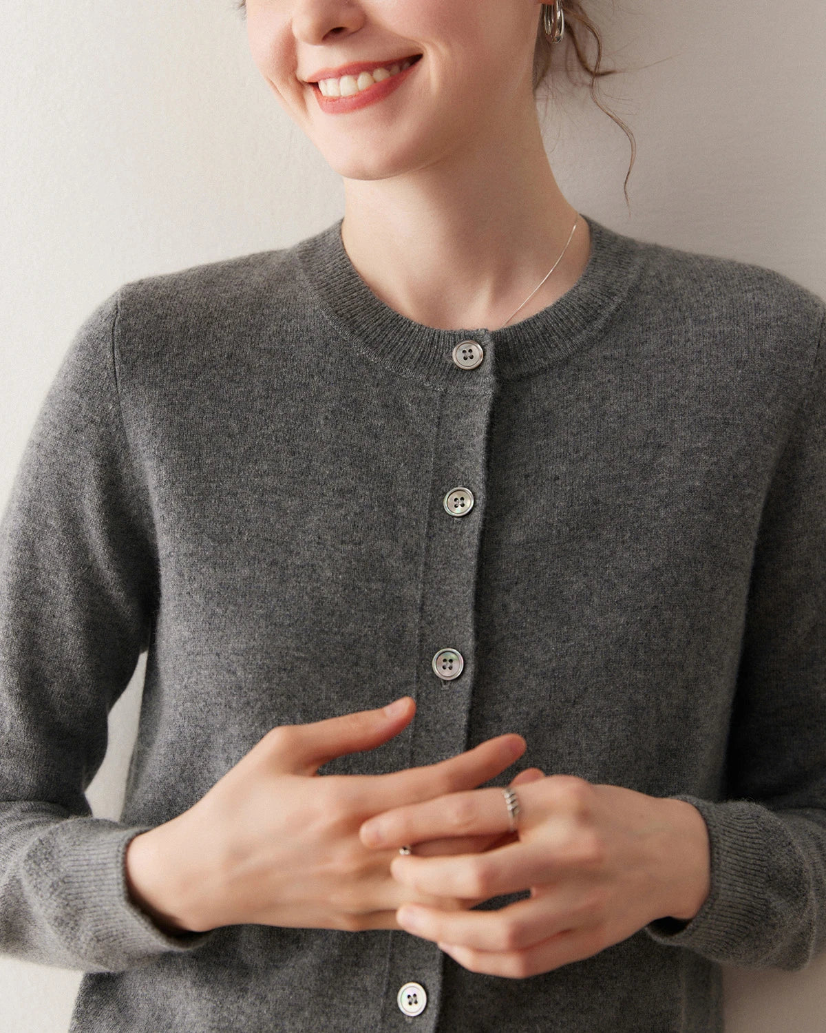 Gilet en cachemire léger pour femme