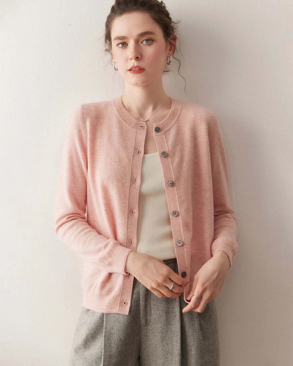 Gilet en cachemire léger pour femme