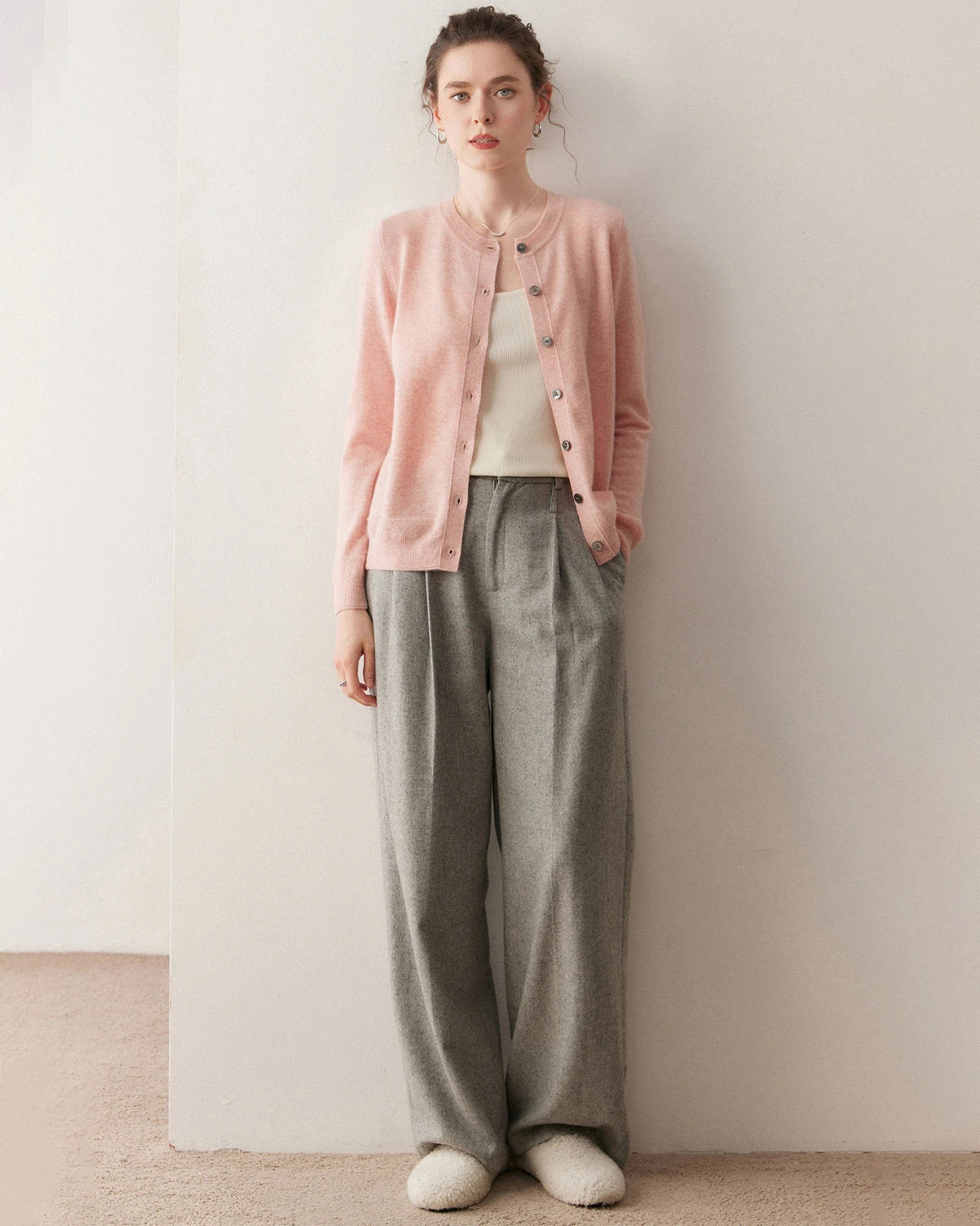 Gilet en cachemire léger pour femme