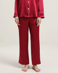 Pantalon d’intérieur long en soie pour femme