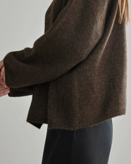 Pull en Cachemire à Col Rond Ample pour Femmes