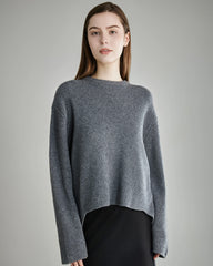Pull en Cachemire Col Rond Décontracté pour Femmes
