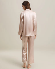 Pajamas en Soie pour Femmes 2 Pièces