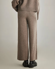 Pantalon Large en Cachemire pour Femmes