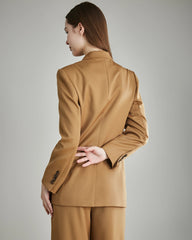 Blazer en Laine Double Boutonnage pour Femme