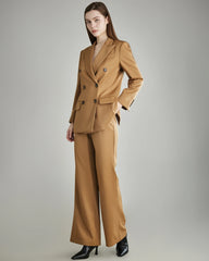 Blazer en Laine Double Boutonnage pour Femme