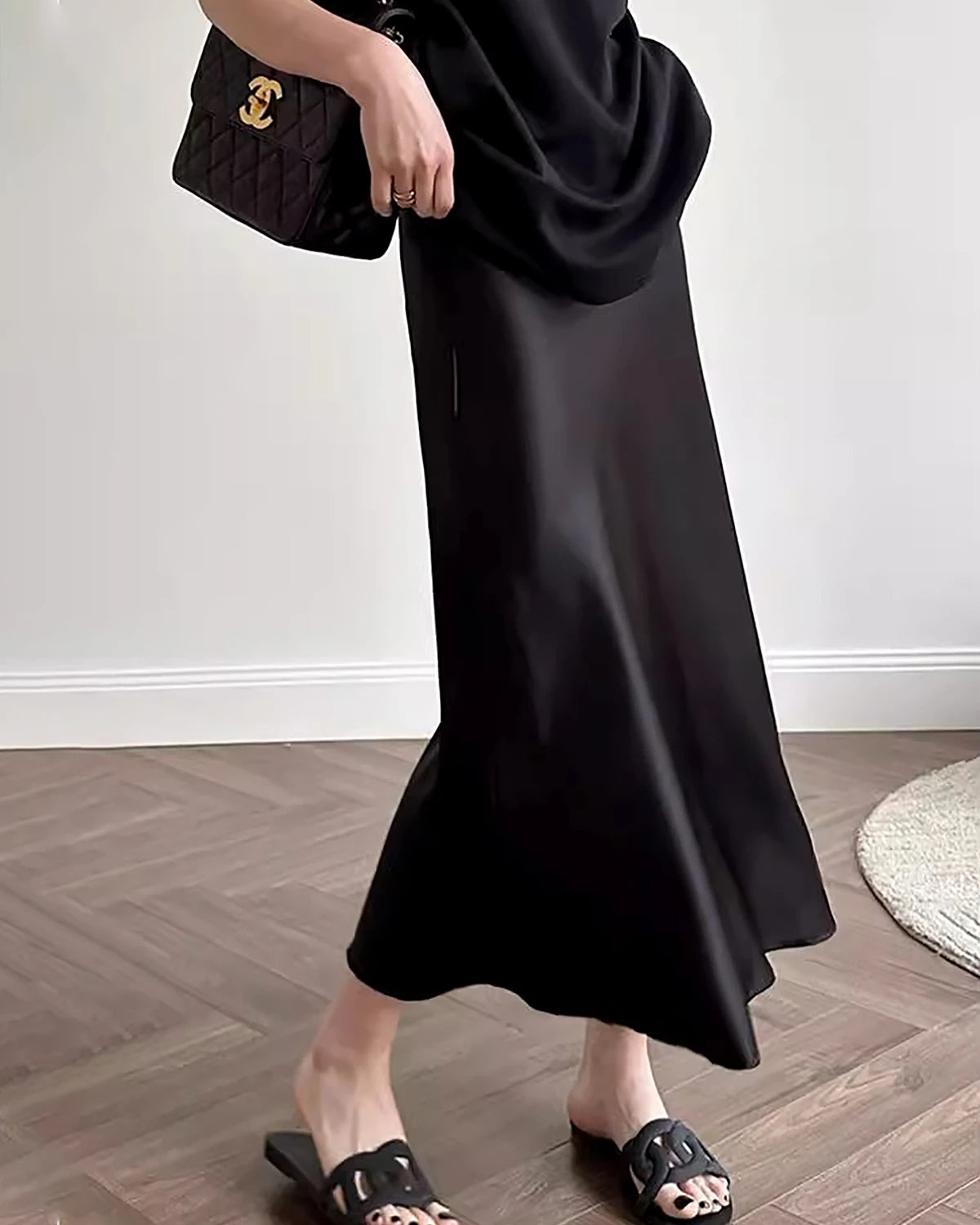 Jupe Maxi en Soie 22 Momme