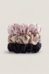 Lot de 3 Élastiques en Soie Midi 22 Momme 3,5 CM