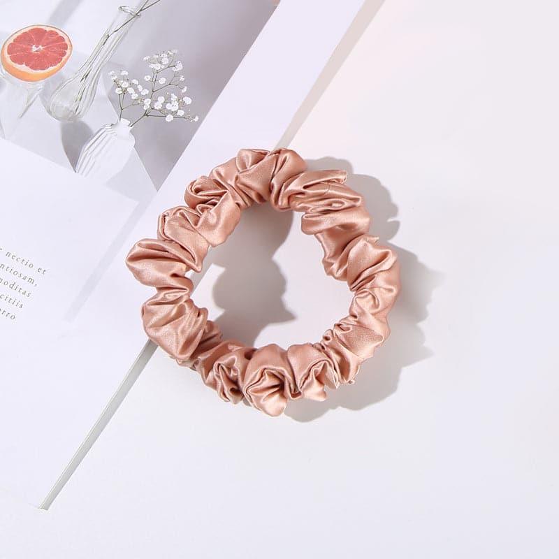 Élastiques en soie 22 Momme 2,5 cm, lot de 4 pièces