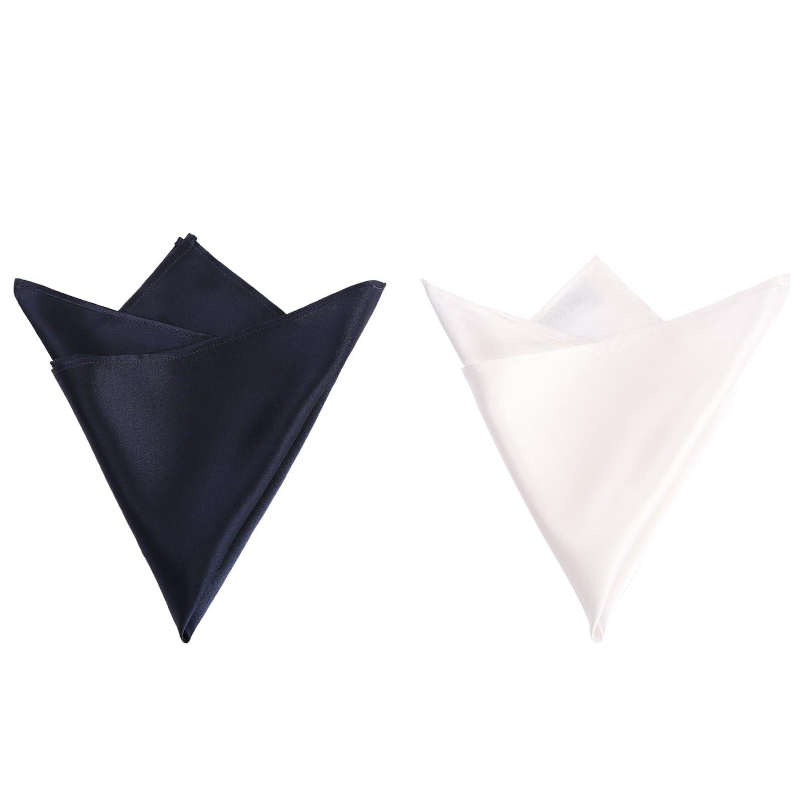 Mouchoir en Soie pour Hommes 2 Pièces