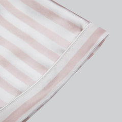 Ensemble de Pyjama à Rayures Courtes pour Enfants en Soie