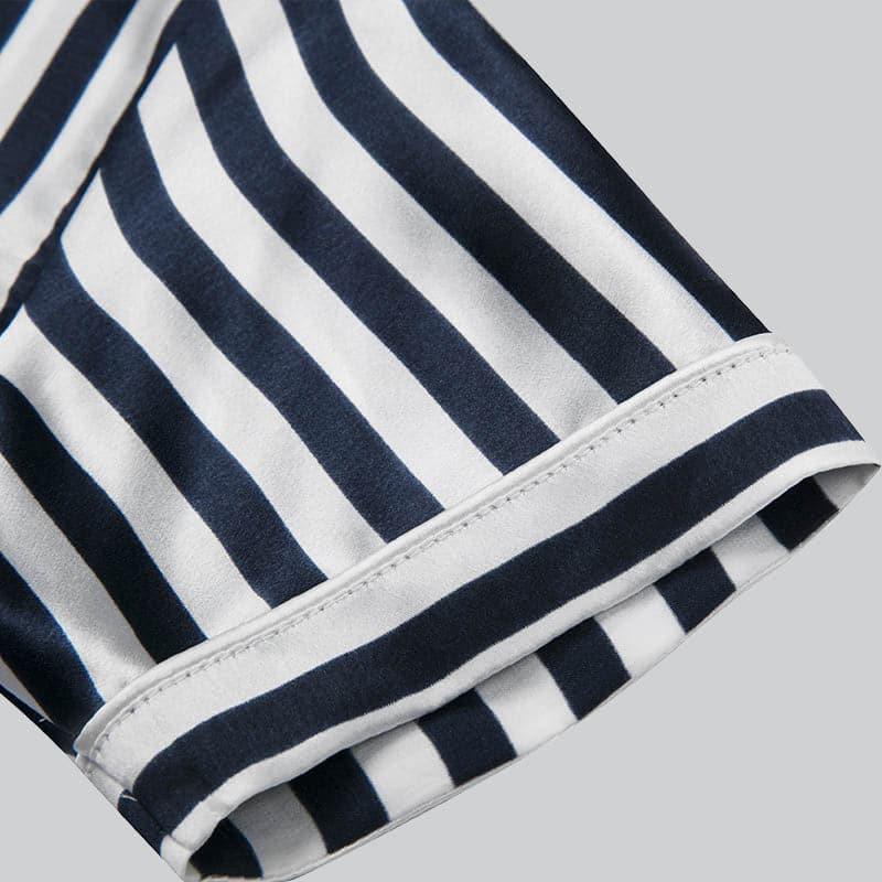 Ensemble de Pyjama en Soie Rayé pour Enfant