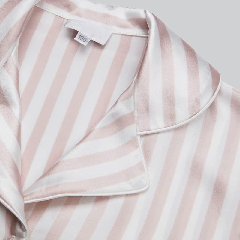 Ensemble de Pyjama en Soie Rayé pour Enfant