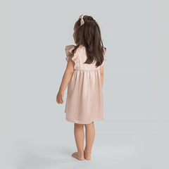Jupe en Soie Couleur Unie pour Fille
