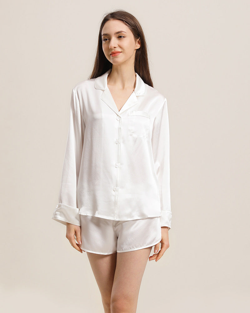 Ensemble de Pyjama en Soie Relax