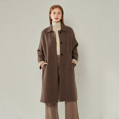 Manteau en Cachemire Pur pour Femmes