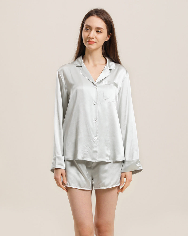 Ensemble de Pyjama en Soie Relax