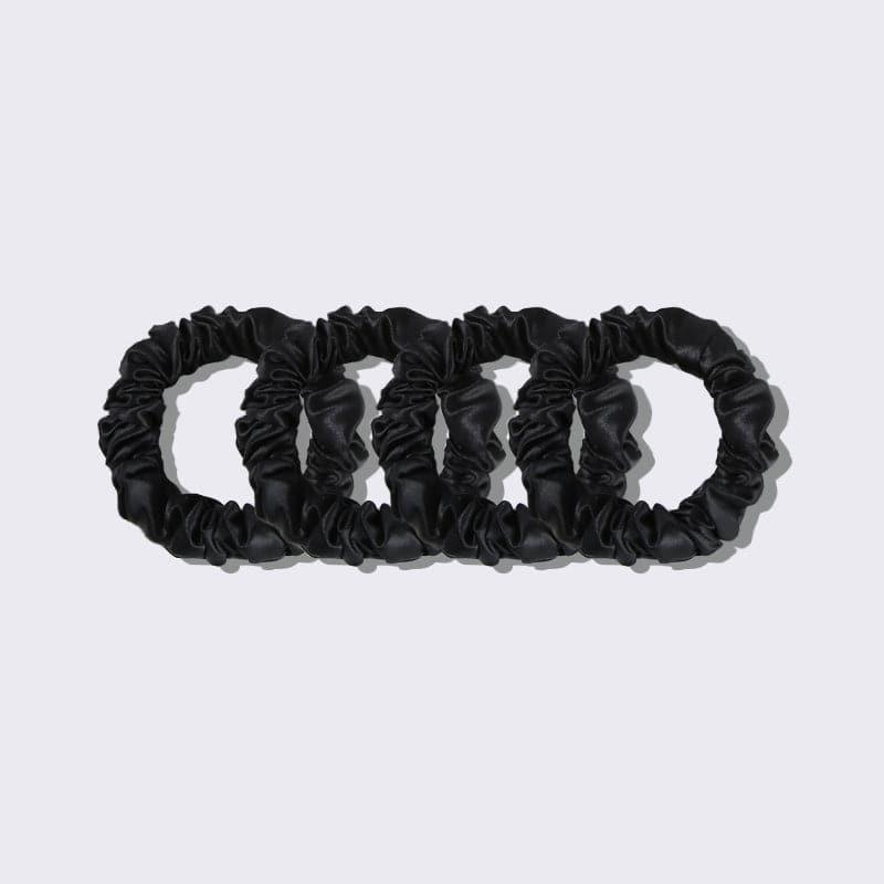 Élastiques en soie 22 Momme 2,5 cm, lot de 4 pièces