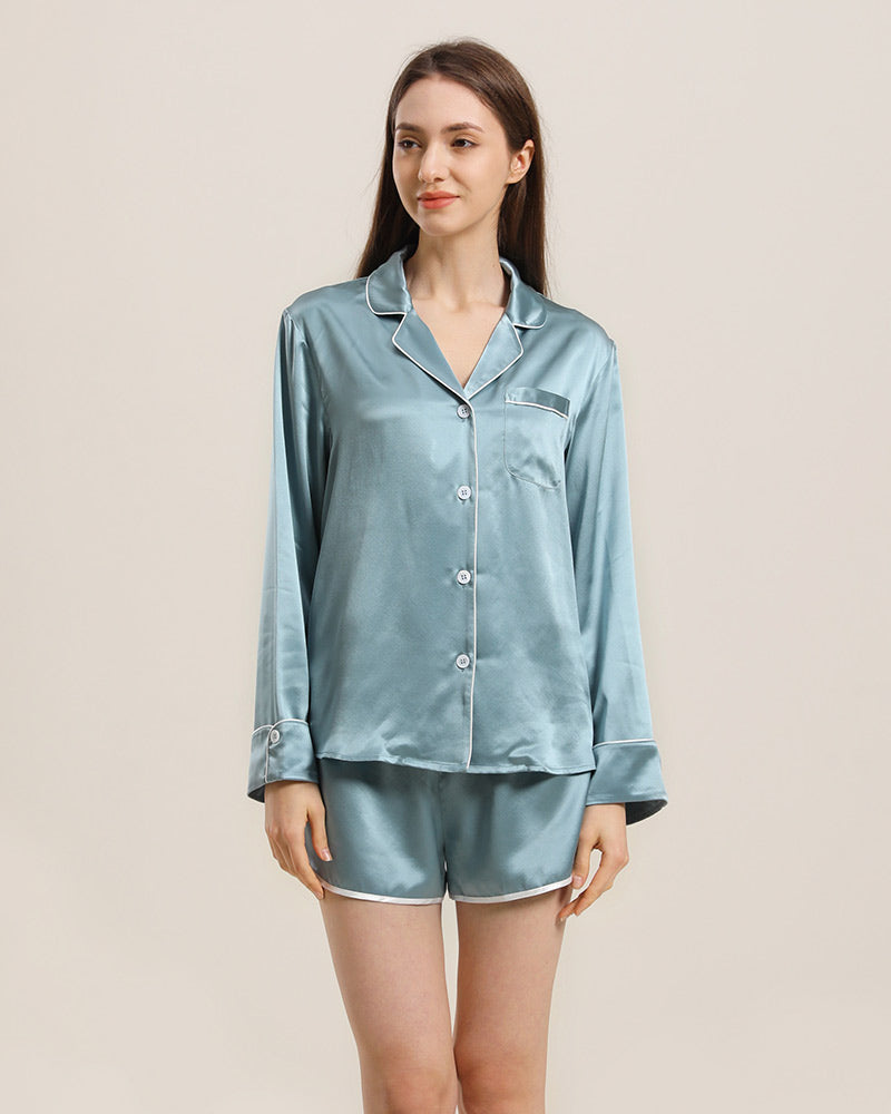 Ensemble de Pyjama en Soie Relax
