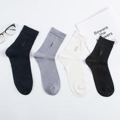 Chaussettes en Soie pour Hommes Maille Tricotée Douce pour la Peau