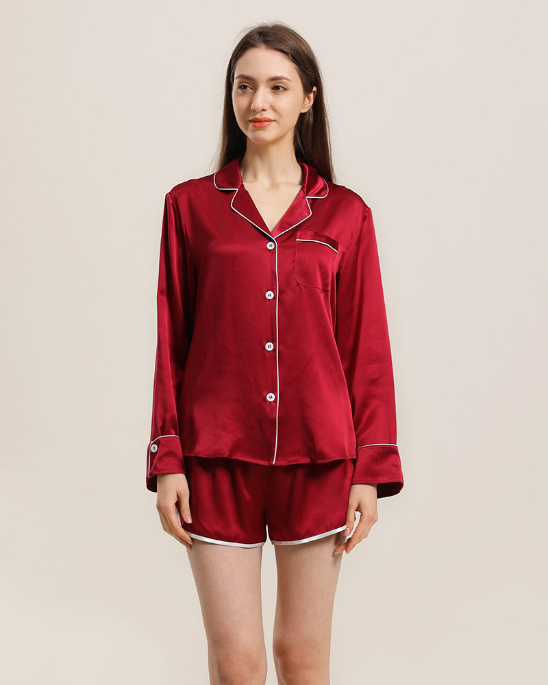 Ensemble de Pyjama en Soie Relax