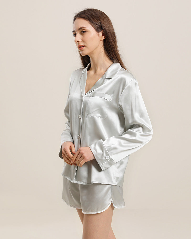 Ensemble de Pyjama en Soie Relax