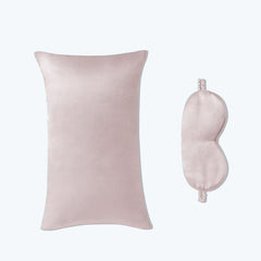Set de Voyage en Soie avec Masque pour les Yeux et Sac de Rangement (3 Pièces)