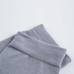 Chaussettes en Soie pour Hommes Maille Tricotée Douce pour la Peau