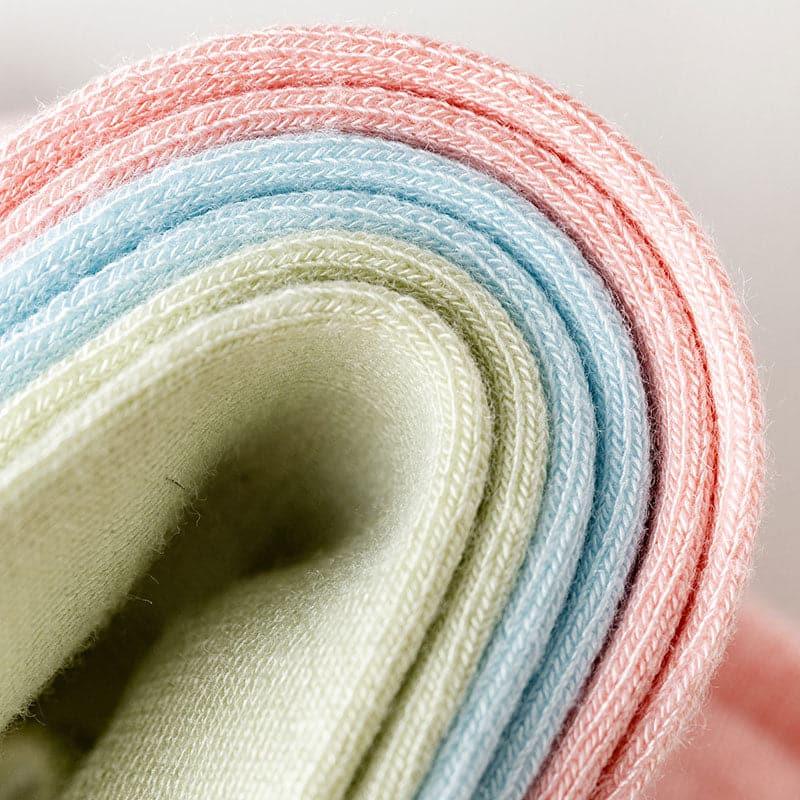 Chaussettes Bateau Multicolores en Soie pour Femmes, Douces pour la Peau
