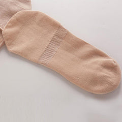 Chaussettes invisibles en soie pour femmes, confortables et adaptées à la peau