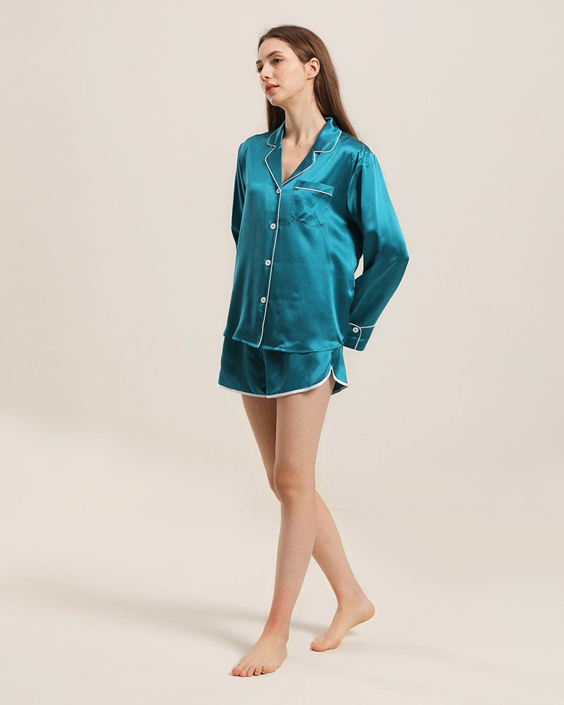 Ensemble de Pyjama en Soie Relax