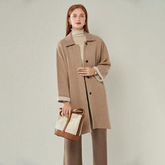 Manteau en Pure Laine pour Femmes