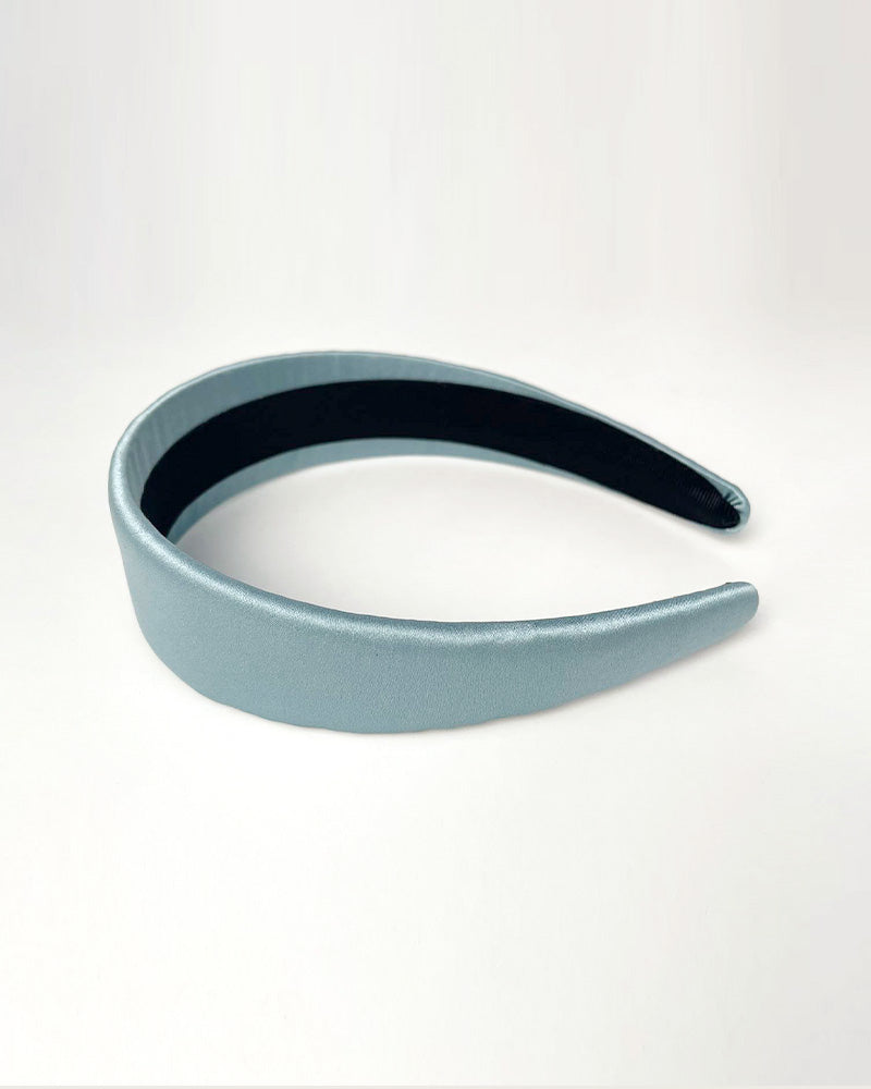 Bandeau en Soie à Bordure Large de 4 cm