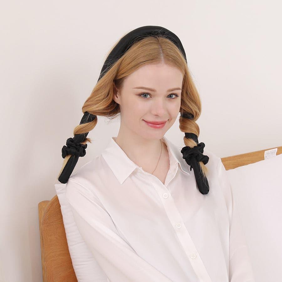 Bandeau en Soie pour Boucler les Cheveux 19 Momme