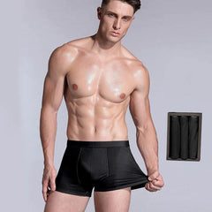 Caleçons Boxers en Soie pour Homme (3 Pièces)