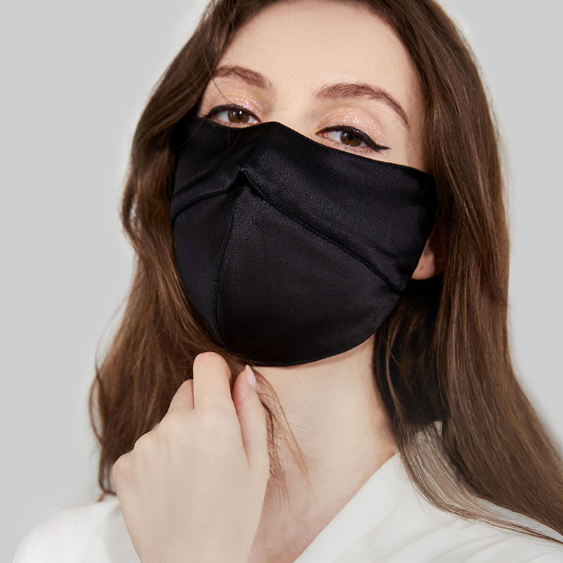 Masque de Protection pour le Coin des Yeux en Soie 100%