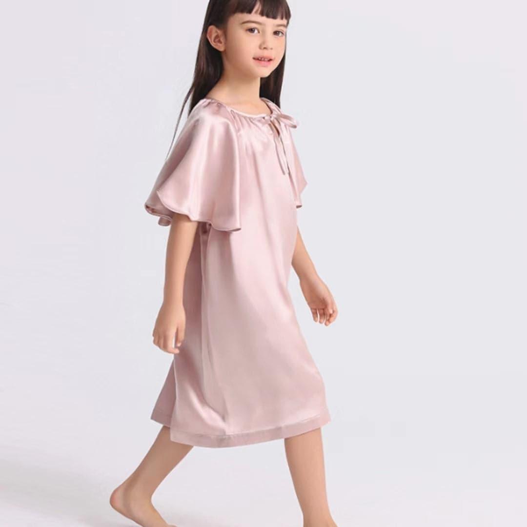 Robe de Nuit à Manches Chauve-souris pour Filles