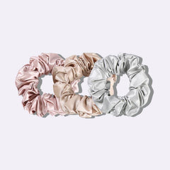 Lot de 3 Élastiques en Soie Midi 22 Momme 3,5 CM