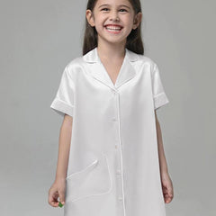 Nuisette en Soie Blouse pour Fille