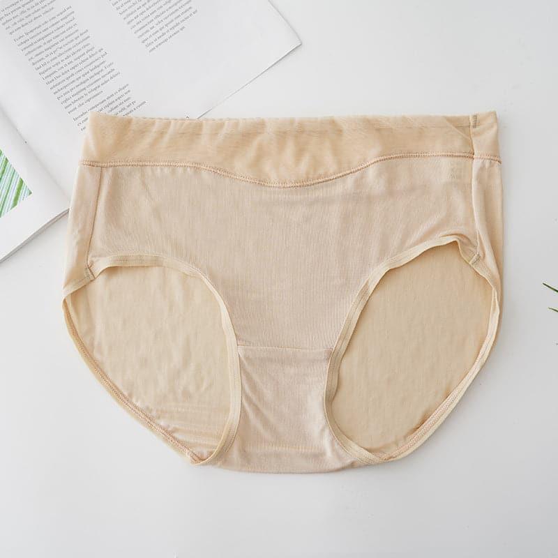 Culotte Haute Taille en Soie de Mûrier Tricotée