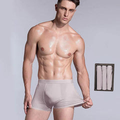 Caleçons Boxers en Soie pour Homme (3 Pièces)