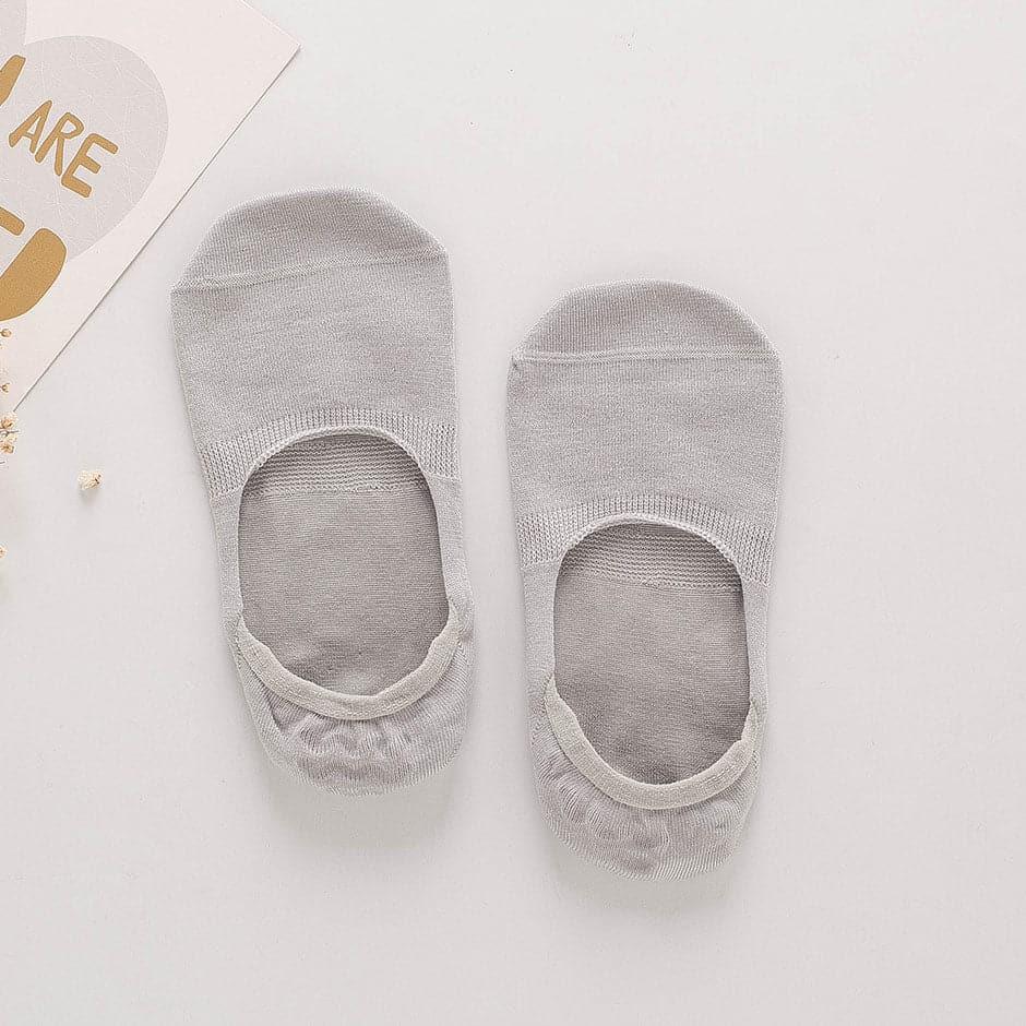 Chaussettes invisibles en soie pour femmes, confortables et adaptées à la peau