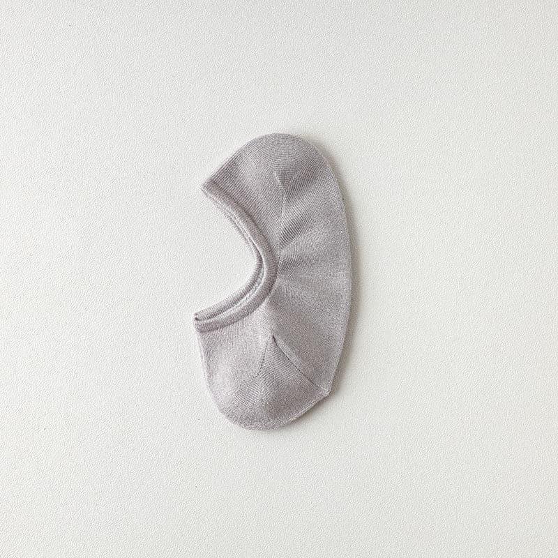 Chaussettes Bateau Multicolores en Soie pour Femmes, Douces pour la Peau