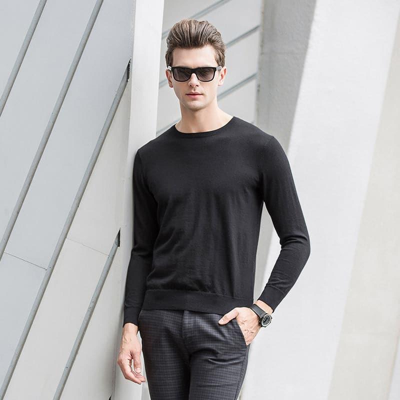 Pull en Cachemire Col Rond pour Homme